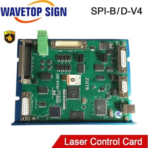 WaveTopSign JCZ SPI Laser Control Card SPI-B-V4 or SPI-D-V4 + Software EZCAD V2 use for SPI Laser Module G3/G4 Laser