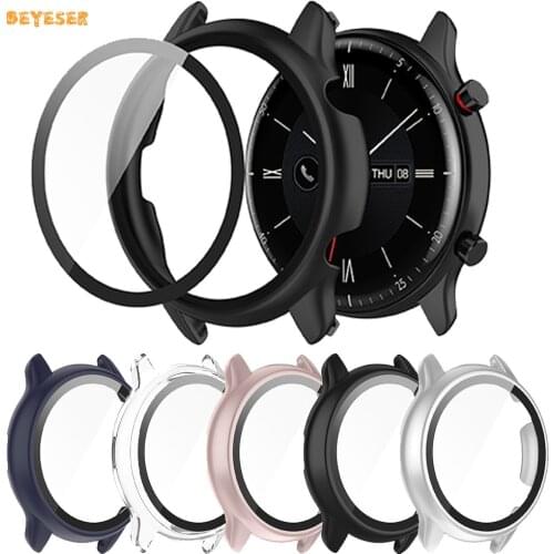 Full Coverage Protector Case Cover For Amazfit GTR 2/GTR2 e/GTR2 eSIM Smartewatch Replacement Protective Frame Shell Protection