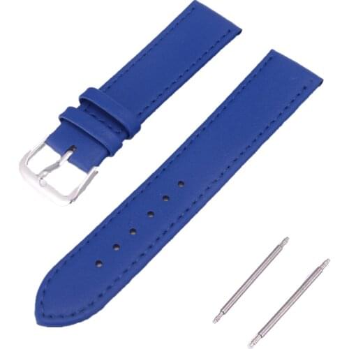 Watch bracelet belt blue watchbands genuine leather strap watch band 12mm 14mm 16mm 18mm 20mm 22mm watch accessories wristband