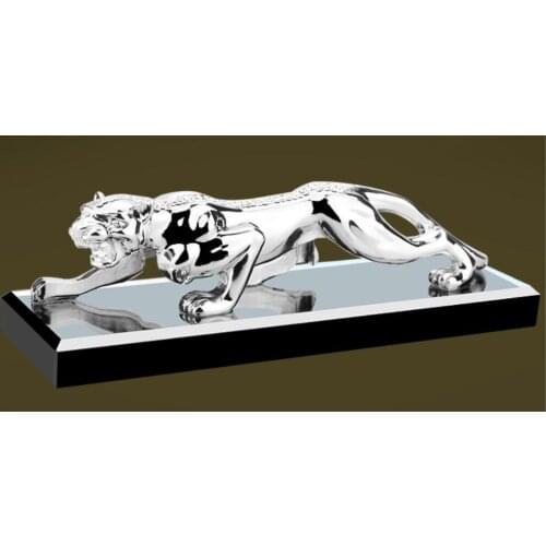 Retro style Money silver leopard car perfume durable light - scented seat type decoration leopard household Home wedding dies