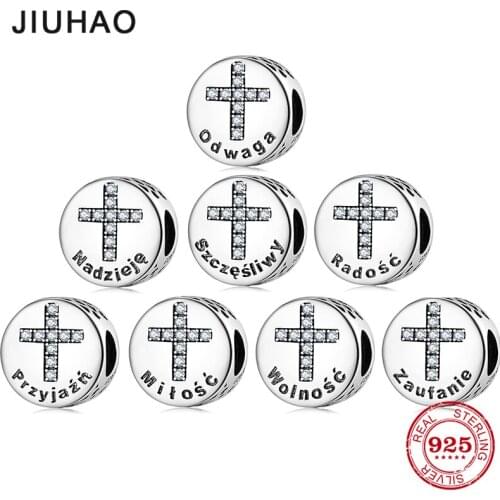 Beautiful character 925 Sterling Silver charms Beads Good friend beads Fit Original JIUHAO Bracelet DIY Jewelry 2019 gift