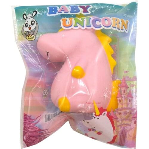 Areedy Baby Unicorn Squishy Super Slow Rising Upscale Colossal Cute Pink Scented Original Package Gift Hot Kids Toy