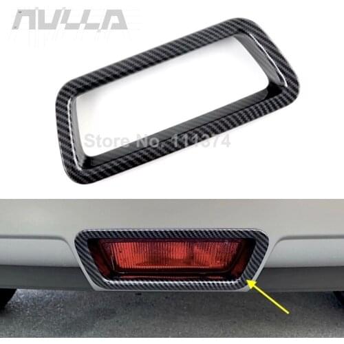For Nissan X-Trail X Trail 2021 2022 ABS Carbon Look Car Exterior Rear Tail Brake Light Decoration Frame Cover Trim Accessories