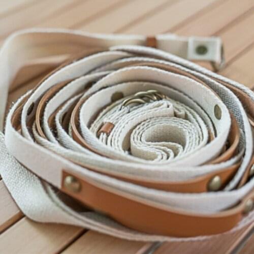 Outdoor products tent hanging rope lamp hanging decoration camping clothes line leather ribbon storage leather rope