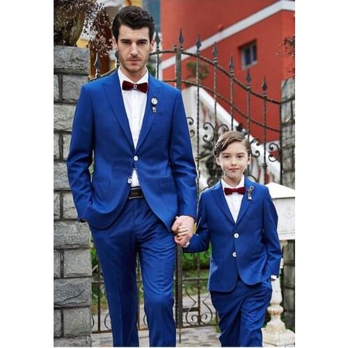 Green Boy Tuxedos For Wedding Slim Notched Lapel One Button Ring Bearer Suits childrens party suit(Jacket+Pants+Vest+B