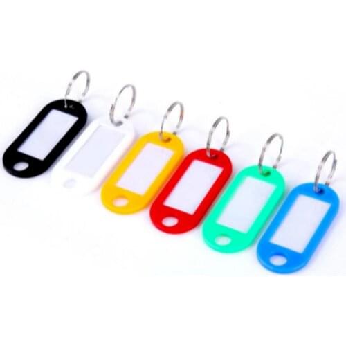 10Pcs/5pcs/1pcs Multi-color Plastic Key Card Token Luggage Tag Hotel Hotel Number Classification Card Keychain Free Shipping