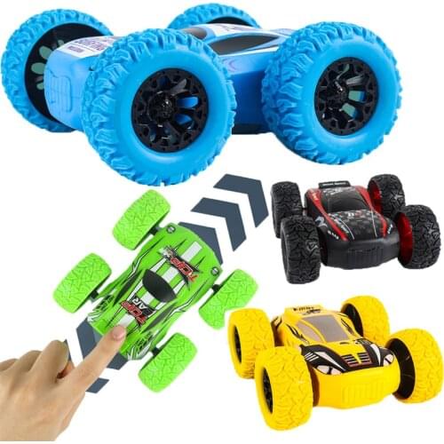 2021New Children Inertia Double-sided Dump Truck Resistant Falling 360 Tumbling Spinning Toy Car Turned To Kid Gift Toys