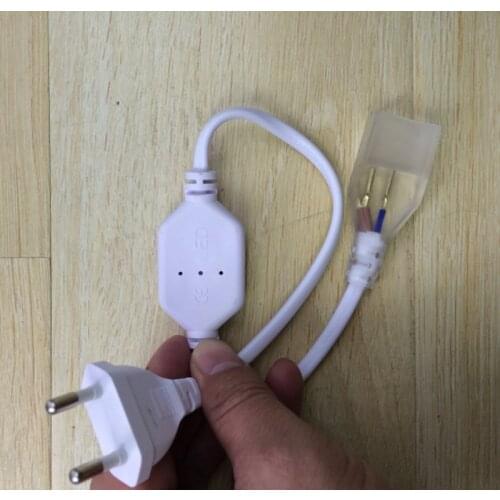 220V 240V Waterproof Led Neon strip Power Supply Adapter EU plug for 50m Single color Flexible Fex Led Neon Strip bar light