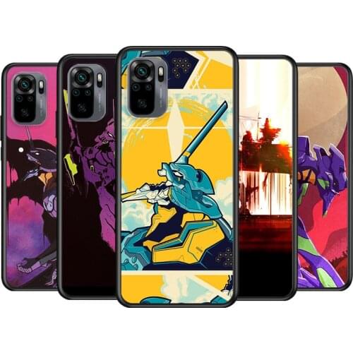 Anime EVA For Xiaomi Redmi Note 10S 10 9T 9S 9 8T 8 7S 7 6 5A 5 4X 4 Pro Max 5G Phone Case