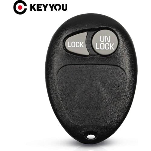 KEYYOU 2/3 Buttons Remote Key Shell Case For Buick Hummer H3 GMC For Chevrolet Colorado Isuzu Keyless Entry Car Key Case
