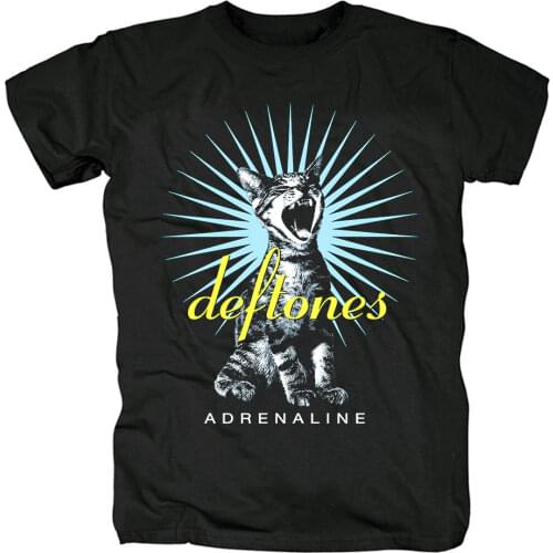 12 kinds Harajuku Deftones Rap Rock Cat Fashion Brand men women shirt Punk fitness 100%Cotton mma funny t shirts camiseta ropa