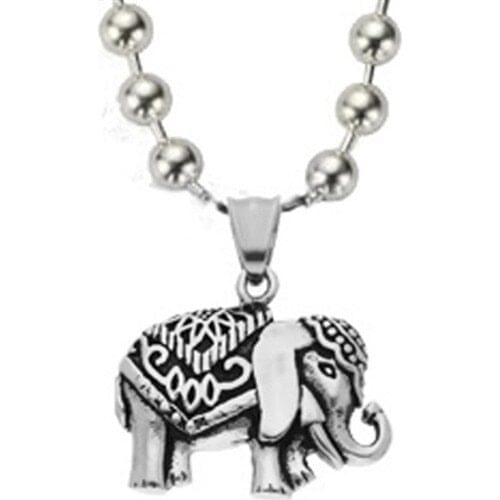 Getss P148 Elephant Model Steel Pendant