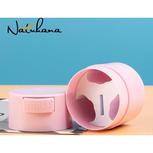 NATUHANA Eyelash Glue Storage Tank Holder Container Adhesive Stand Sealed Jar Cosmetic Accessories