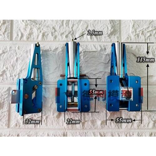 Model accessories/Pneumatic metal retractable landing gear above level 120/Aircraft undercarriage/Blue landing gear