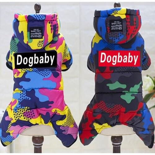 Pet Dog Clothes Winter Warm Dog Windproof Coat Thicken Pet Clothing For Dogs Costume Jumpsuit Hoodies Jacket Pet Supplies perros
