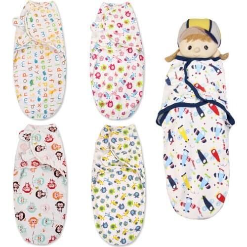 Newborn Baby Swaddle Wrap Parisarc 100% Cotton Soft Infant Newborn Baby Products Blanket & Swaddling Wrap Blanket Sleepsack