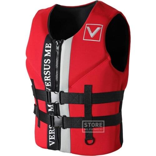 Kayak Life Jacket Adults Surf Life Vest Wakeboard Raft Rescue Motorboats Boat Jet Ski Fishing Swimming Drifting Safety Vest Life