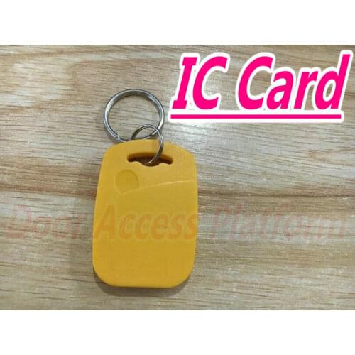 Special shape design MF IC Card RFID PVC Card 13.56MHz Keytag, IC Keyfobs for time attendance and access control machine use