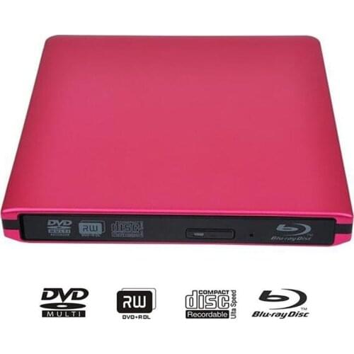External USB3.0 Blu-ray Drive DVD Burner 3D Bluray Player External DVD Drive BD-ROM DVD-RW Burner Writer For Macbook Laptop PC