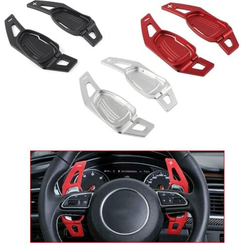Yubao Aluminum Car Gear Shifter Steering Wheel Shift Paddle DSG Extension For Audi A5 S3 S5 S6 SQ5 RS3 RS6 RS7