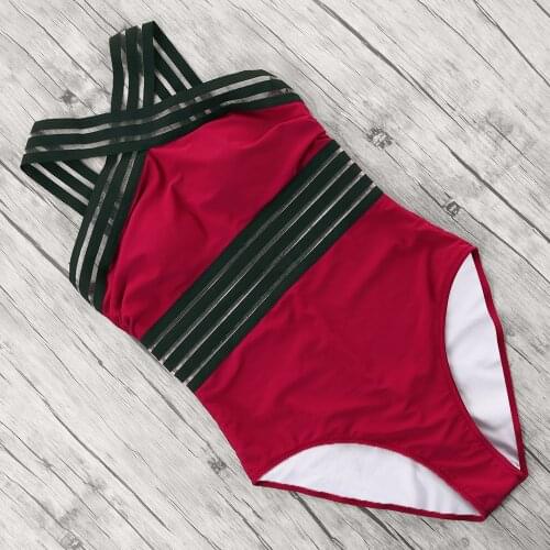 Sexy One Piece Swimsuit 2019 Push Up Hollow out Swimwear Women Push Up Bodysuit Beachwear Maillot de Bain Femme