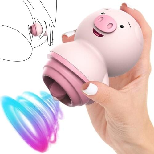 Female Pig Tongue Lick Vibrators For Woman Anal Clitoris G Spot Nipple Pussy Massager Sex Toys Adult Product Erotic Machine Shop