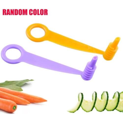 1PC Spiral Slicer Blade Hand Slicer Cutter Cucumber Potato Carrot Vegetables Spiral Knife Home Kitchen Accessories Gadgets New