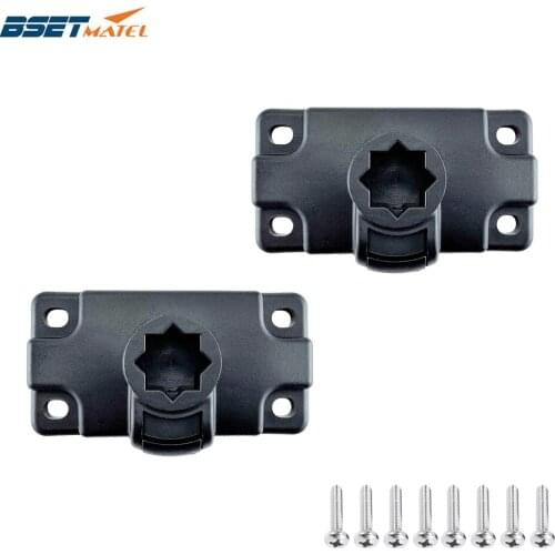 2PCS Inflatable Kayak Rod Holder Mount Base Boat Marine Sea Canoe Support Holder Pole Rack Fishing Tackle Rod With Screws