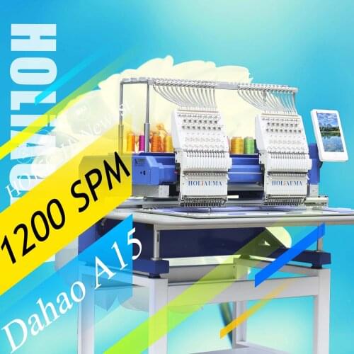 3 Years Quality Warranty!Various Models T Ajima/Brother Pr 600 Similar 2 Head Embroidery Machine Multi Function Flat Hat Device