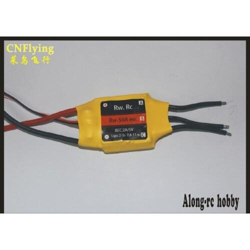 Free shipping CW/CCW brushless ESC for car robot excavator RC model 30A 50A 70A 125A 200A Brushless Forward/ Reversible ESC