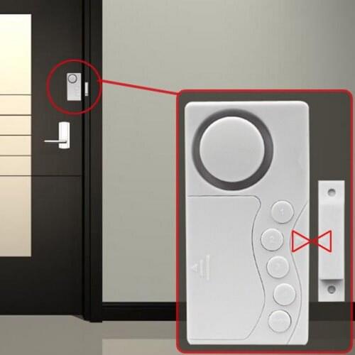 Plastic Magnetic Sensor Wireless Alarm System Door Window Motion Burglar Entry Security Home Guarding Promotion