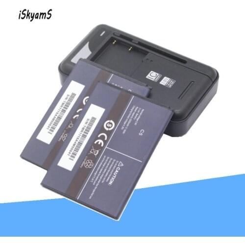 ISkyamS 2x 3200mAh Hight capacity Replacement Battery +Universal Charger for Cubot C5 Battery Batteries