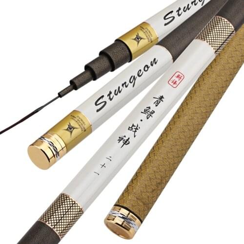 Carbon Fishing Rod Hand Canne Peche 3.6m -9.3m Taiwan Fish Olta 12H Super Hard 28 Tonalty Long Sections Telescopic Fishing Pesca