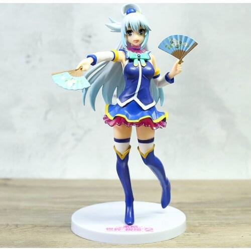 Konosuba: Gods Blessing on This Wonderful World! Aqua PVC Figure Anime Girl Brinquedos Model Toy