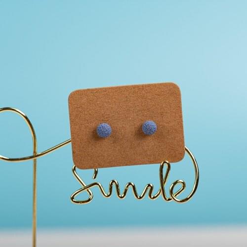 Small And Cute Porcelain Multicolor Earrings Anti-allergic #LY421 colored earing luxury earrings for women pendientes vintage