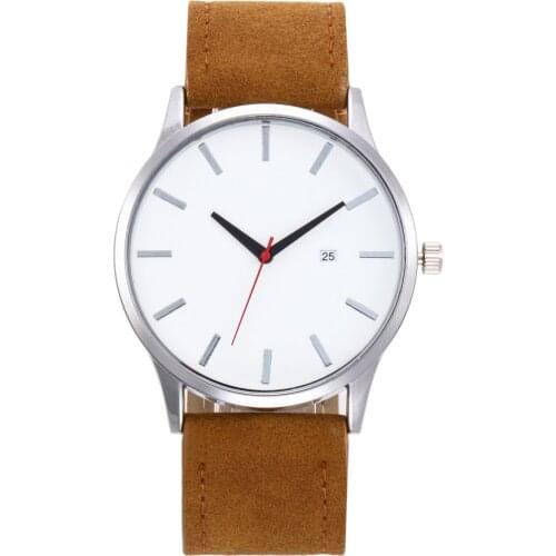 Watch the Korean tide temperament military watches men table calendar watch students watch wholesale fashion belt watch
