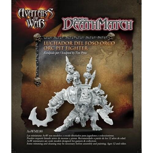 Resin Model Kit LUCHADOR DEL FOSO ORCO ORC PIT FIGHTER