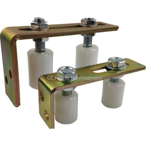 The nylon roller of the sliding door is fixed with the double-wheel guide wheel by the plastic pulley of the wheel clamp wheel