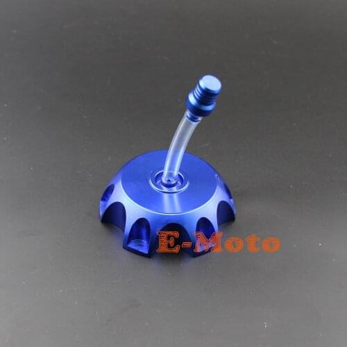 NEW BLUE BILLET ALUMINUM GAS COVER CAP SSR70 SDG110 90 107 110 125cc PIT DIRT BIKE