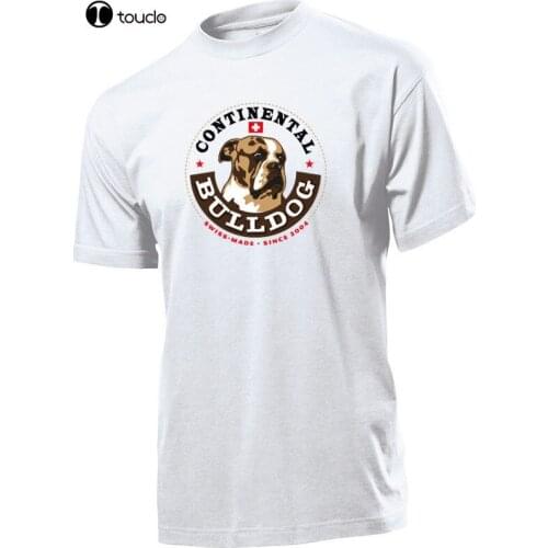 New Brand-Clothing T Shirts CONTI | Continental Bulldog | Bully | Hunde | T-Shirt | Herren Summer Fashion