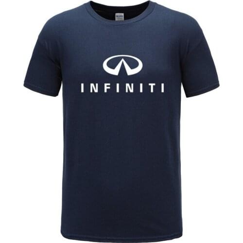 New Styie for Male Summer Nissan infiniti T-shirt man clothing solid colour t shirts tops High Quality brand cotton W