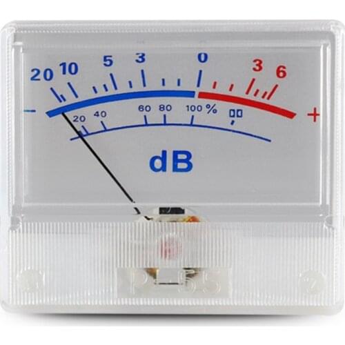 Panel VU Meter Bulb Warm Back Light Recording Audio Level Amp Meter VU Meter Stereo Audio Amplifier Board DB Sound