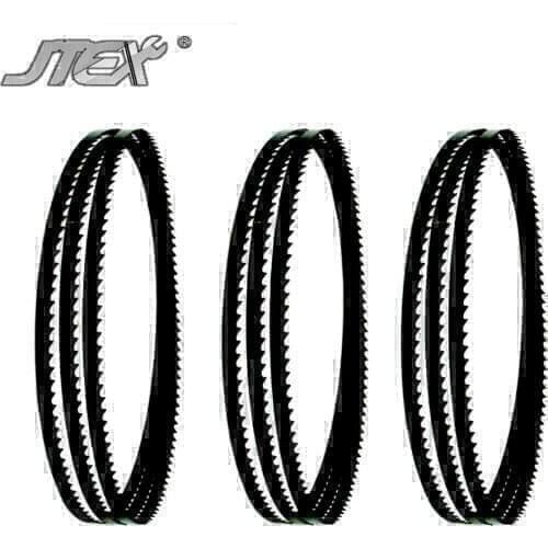 JTEX Bandsaw Blades 1400x6.35x0.35mm 6TPI Woodworking Tools Accessories Wood Cutting 3pcs