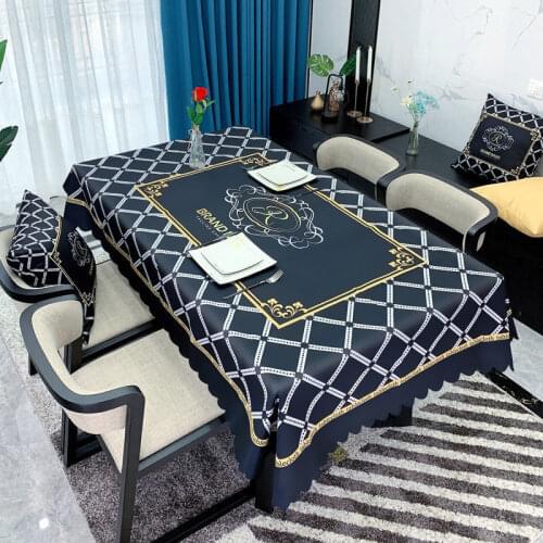 Rectangular Table Covers Dining Coffee Waterproof Tablecloth Wedding Party Decoration Table Cloth Picnic Blanket