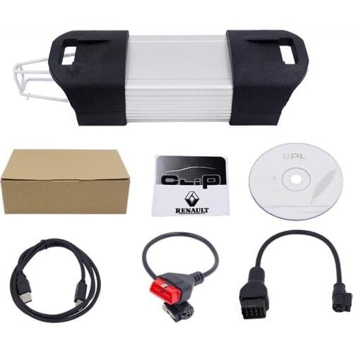 Renault CAN Clip,New software version V183 V178 V172 V174,Test air conditioning system,SRS,ABS, ASR, MPL, GM,Anti-theft system