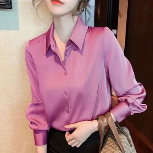Sean Tsing Womens Satin Shirts