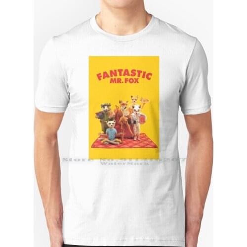 Family Of Fox T Shirt 100% Pure Cotton Fantastic Mr Fox Mr Fox Fantastic Fox George Clooney Meryl Streep Felicity Ash Movie