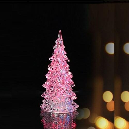 LED Christmas Tree Battery Operate Desktop Decor Merry Christmas Tree for Kid Bedroom Xmas Gift Supplies Ornament Dropship