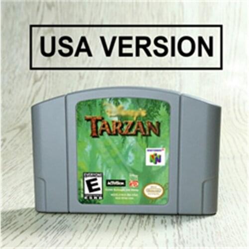 Tarzan For 64 Bit Game Cartridge USA Version NTSC Format