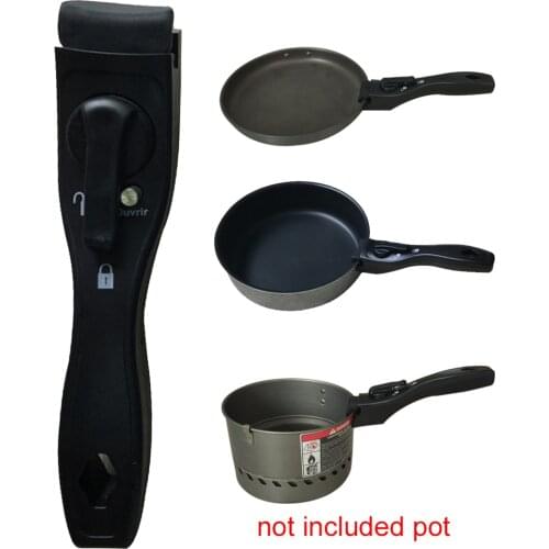 Pot Handle Woks Clip Handle Frying Pan Stockpot Universal Detachable Anti-Scalding Removable Handle